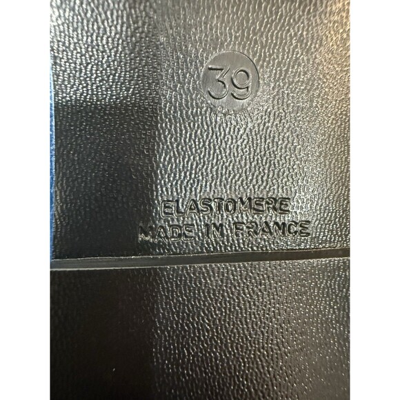 Hirica Hirigoyen Blue Leather Ballet Flats Made in France EU 39 US 8 Soft Flex - Picture 9 of 10